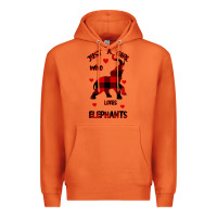 Just A Girl Who Loves Elephants - Elephant Premium Hoodie | Teevron