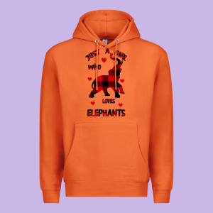 Just A Girl Who Loves Elephants - Elephant Premium Hoodie Designed By Bettercallsaul