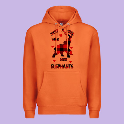 Just A Girl Who Loves Elephants - Elephant Premium Hoodie Designed By Bettercallsaul