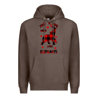 Coffee Just a girl who loves Elephants - Elephant Premium Hoodie - Bettercallsaul