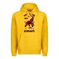 Lemon Just a girl who loves Elephants - Elephant Premium Hoodie - Bettercallsaul