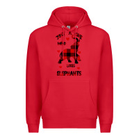 Red Just a girl who loves Elephants - Elephant Premium Hoodie - Bettercallsaul