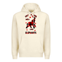 Sandshell Just a girl who loves Elephants - Elephant Premium Hoodie - Bettercallsaul
