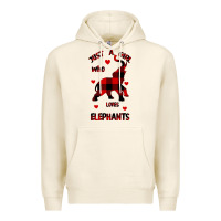 Tofu Just a girl who loves Elephants - Elephant Premium Hoodie - Bettercallsaul