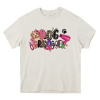 Cream dog groomer Heavy Core Tee - Zillion Design Studio