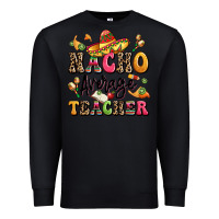 Black nacho average teacher Premium Sweatshirt - LillyAllenDesigns