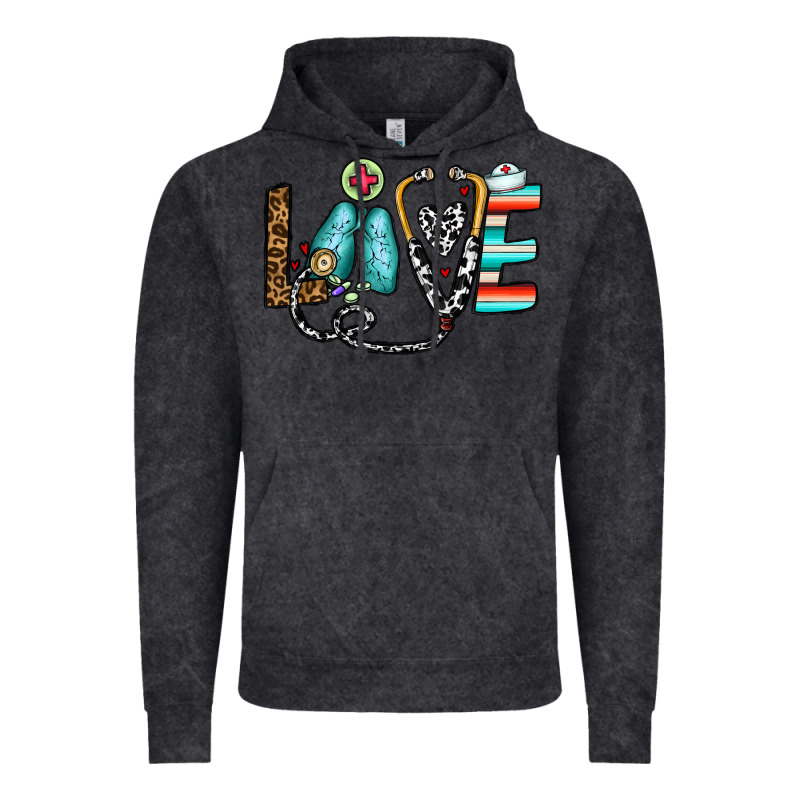 Love Nurse Vintage Hoodie by CowhideDigitalArt | Teevron