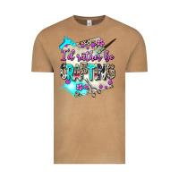 I D Rather Be Crafting Vintage Tee | Teevron