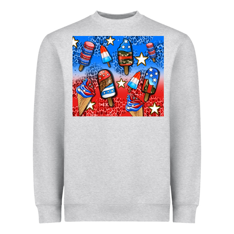American Popsicle And Stars Heavyweight Sweatshirt by AdoDesignShop | Teevron