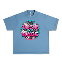 Pebble Blue take me to the race Urban Heavy Tee - AdoDesignShop