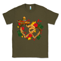 Army Green Churros with love and sombrero Classic Tee - AdoDesignShop