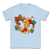 Dusty Blue Churros with love and sombrero Classic Tee - AdoDesignShop