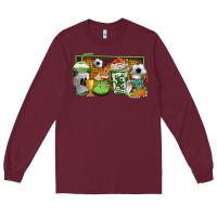 Burgundy soccer coffee Long Sleeve Tee - Jasminsmagicworld