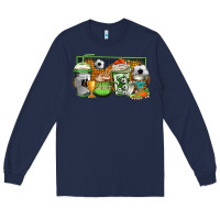 Navy soccer coffee Long Sleeve Tee - Jasminsmagicworld