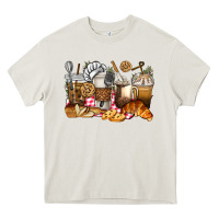 Cream bakery coffee cups Heavy Core Tee - texasbilliewilder