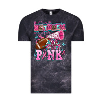 Cloud Black in october we wear cheer pink football Vintage Tee - AdoDesignShop