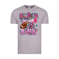 Vintage Zinc in october we wear cheer pink football Vintage Tee - AdoDesignShop