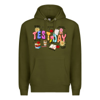 Army Green test day Premium Hoodie - JahusDesignShop