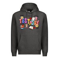 Charcoal Heather test day Premium Hoodie - JahusDesignShop