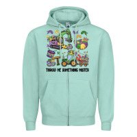 Seafoam throw me something mister Zipper Hoodie - MaliasSmallBusiness