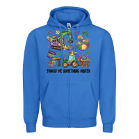True Royal throw me something mister Zipper Hoodie - MaliasSmallBusiness