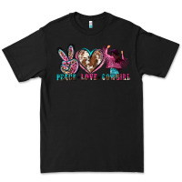 Black peace love cowgirl Premium Tee - Zillion Design Studio