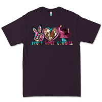 Plum peace love cowgirl Premium Tee - Zillion Design Studio