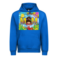 Cobalt Messy bun Autism mom 20oz skinny tumbler Urban Hoodie - TumblerDesignByShophia