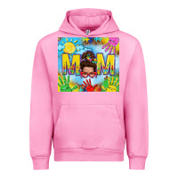 Fuchsia Pink Messy bun Autism mom 20oz skinny tumbler Urban Hoodie - TumblerDesignByShophia
