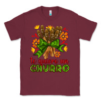 Burgundy Te Gueiro un churro Classic Tee - AdoDesignShop