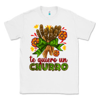White Te Gueiro un churro Classic Tee - AdoDesignShop