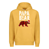 Mustard Papa Bear Premium Hoodie - Bettercallsaul