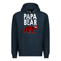 Navy Papa Bear Premium Hoodie - Bettercallsaul