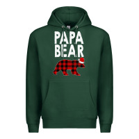 Sports Green Papa Bear Premium Hoodie - Bettercallsaul