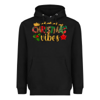 Black christmas vibes Heavyweight Hoodie - BundleAndBundleShop