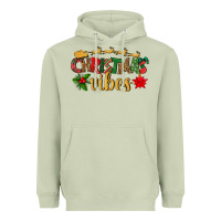 Matcha christmas vibes Heavyweight Hoodie - BundleAndBundleShop