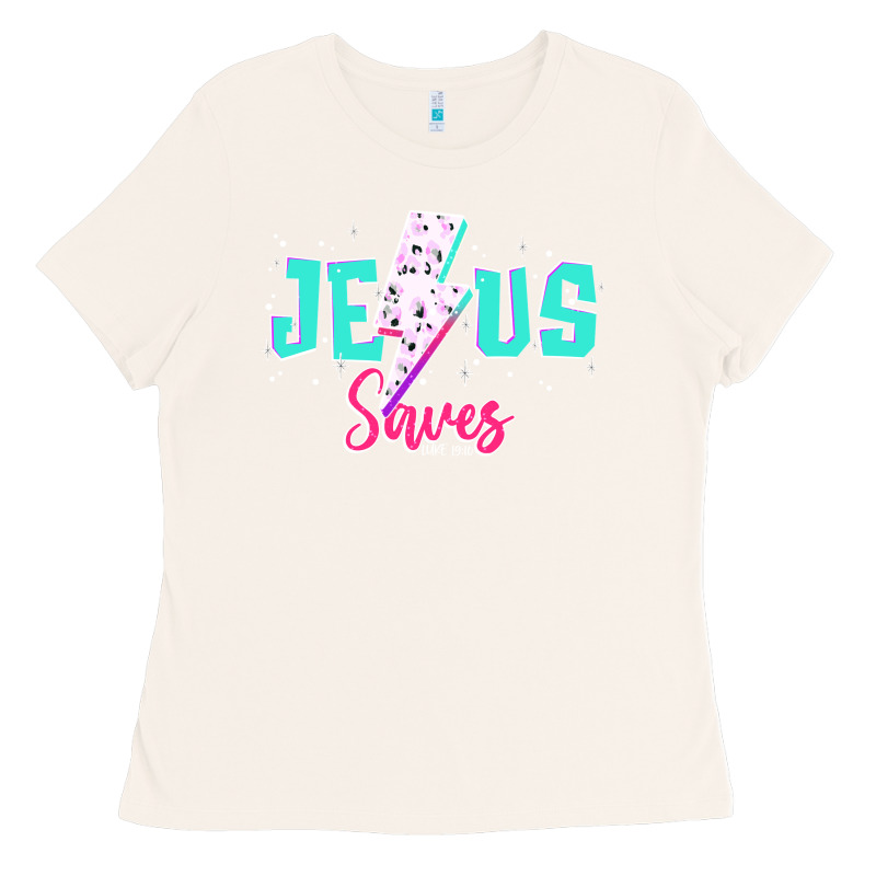 Jesus Saves Ladies Tee by JahusDesignShop | Teevron