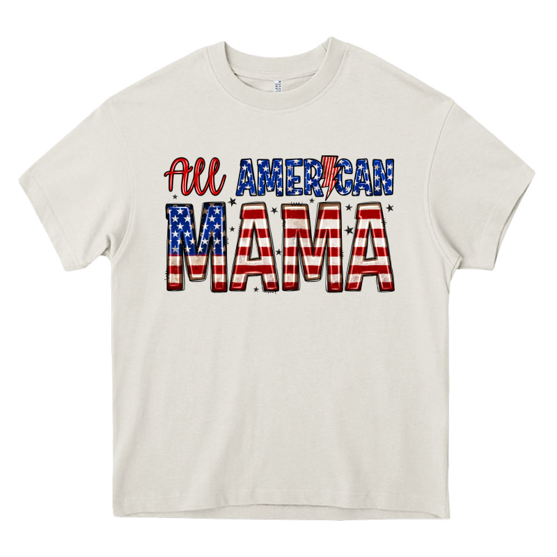 All American Mama Zillion Heavy Core Tee by Zillion Design Studio | Teevron