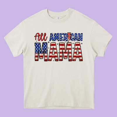 All American Mama Zillion Heavy Core Tee Designed By Zillion Design Studio
