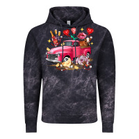 Cloud Black valentine's day truck farm animals Vintage Hoodie - FaDigitalArtStudio