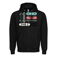 Black worry less Zipper Hoodie - MaliasSmallBusiness