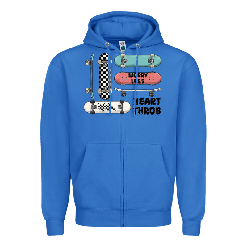 Worry Less Zipper Hoodie by MaliasSmallBusiness | Teevron
