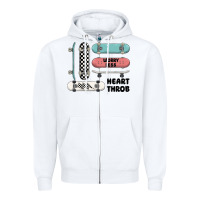 White worry less Zipper Hoodie - MaliasSmallBusiness