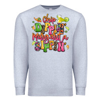 Heather Grey chip dippin' margarita sippin' Premium Sweatshirt - LillyAllenDesigns