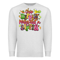Oatmeal Heather chip dippin' margarita sippin' Premium Sweatshirt - LillyAllenDesigns