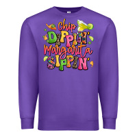 Purple chip dippin' margarita sippin' Premium Sweatshirt - LillyAllenDesigns
