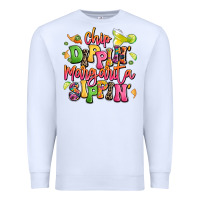 White chip dippin' margarita sippin' Premium Sweatshirt - LillyAllenDesigns