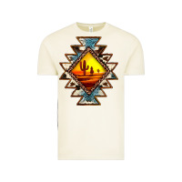 Vintage Arctic cowhide leopard sunset aztec Vintage Tee - JahusDesignShop