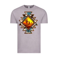 Vintage Zinc cowhide leopard sunset aztec Vintage Tee - JahusDesignShop