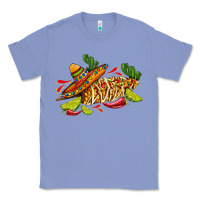 Colony Blue mexican elote corn sombrero lime and  cactus Classic Tee - AdoDesignShop
